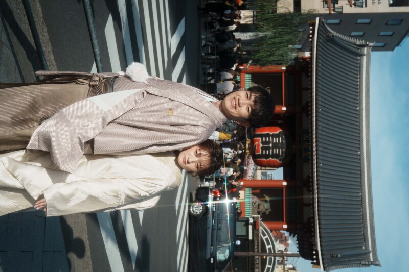 ロケとスタジオで和装撮影