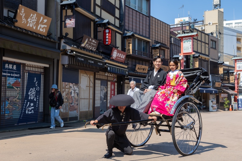 人力車で浅草周遊！