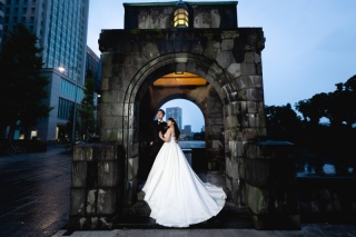 雨の日の東京駅