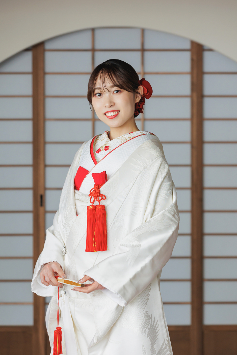 白無垢と黒紋付!屋内庭園スタジオのご紹介!