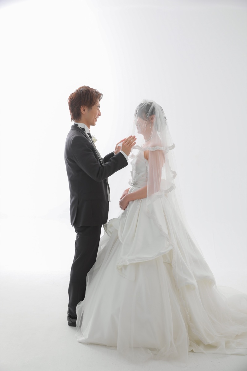 お花に囲まれたスタジオで