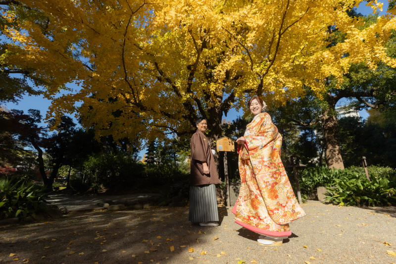 【予約受付中】紅葉に包まれて和装ロケーション撮影！