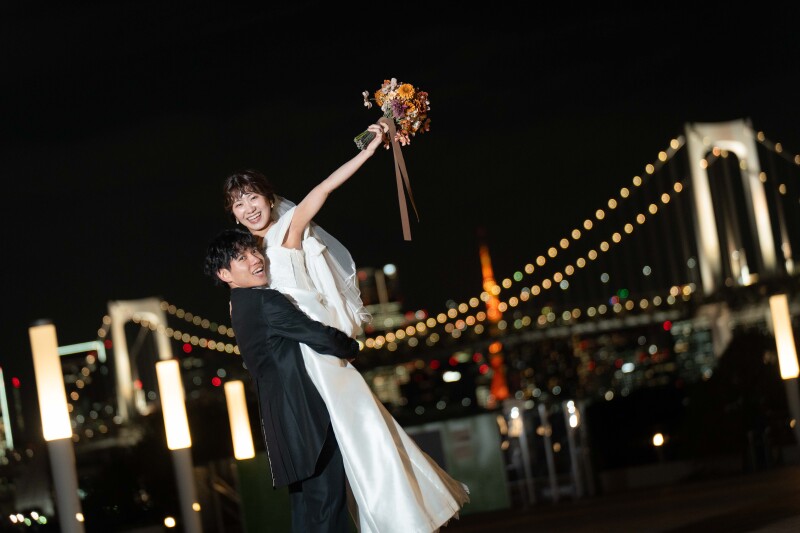 お台場海浜公園での撮影