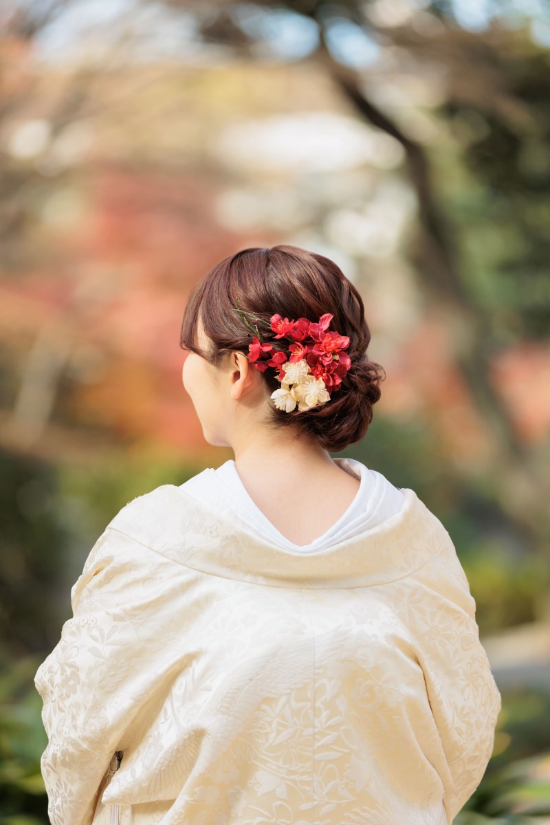 和装ヘアから洋装ヘアにチェンジ！