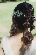 編みおろしヘア