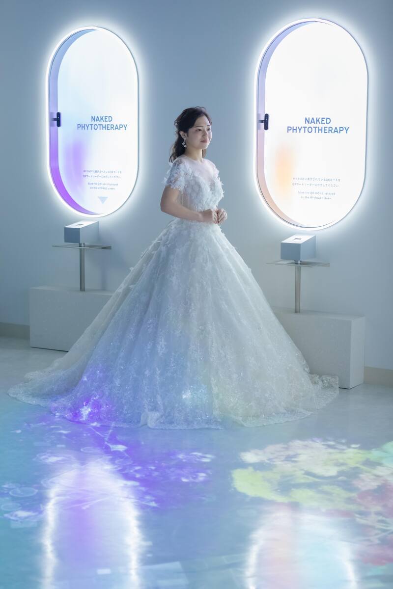 韓国ドレスでロケーション撮影