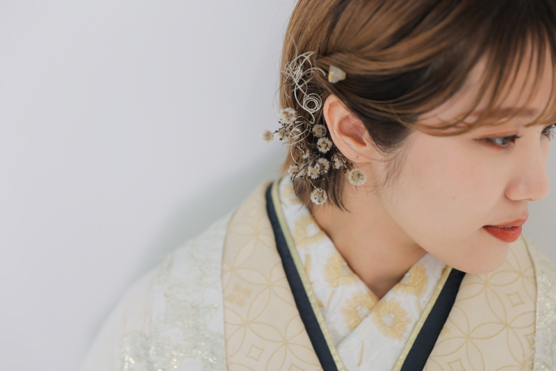 レース打掛MARLEとヘアメイクのご紹介