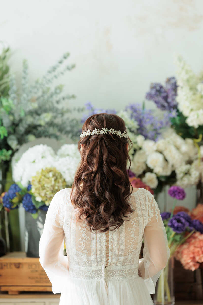 和装ヘアから洋装ヘアにチェンジ！