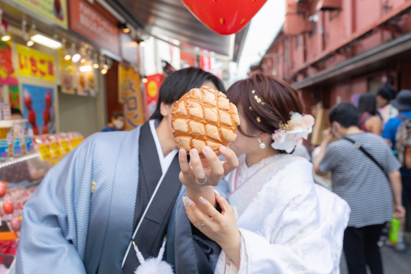 【浅草周遊】食べ歩きしながら撮影しませんか?