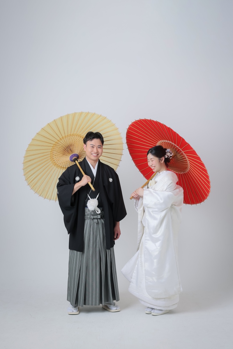 和装洋装スタジオ撮影