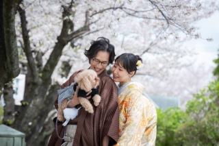 ワンちゃんとの撮影！