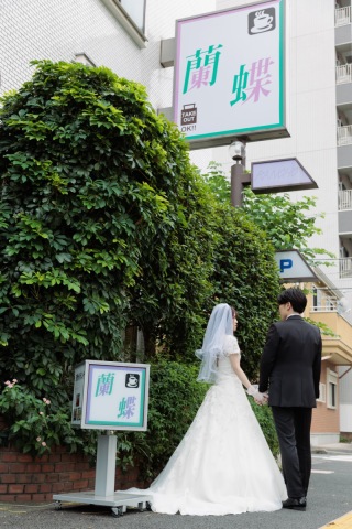 レトロな喫茶店で