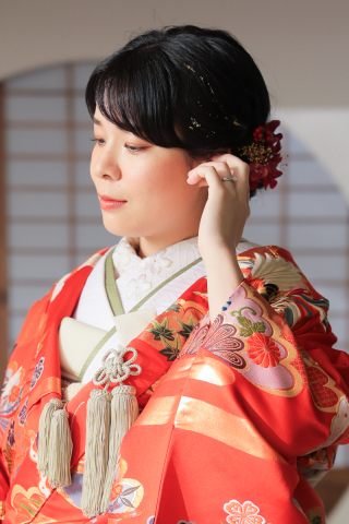 和装を200パーセント満喫！白無垢&色打掛＋綿帽子