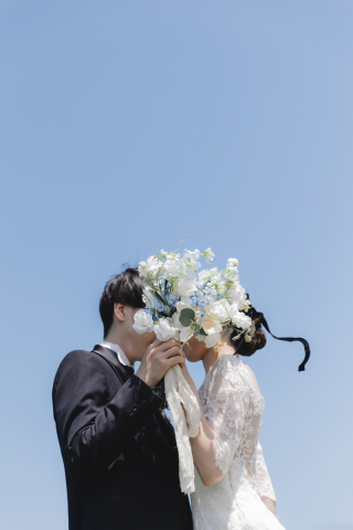 カチモリシニヨン×マーメイドドレス*+⚫︎