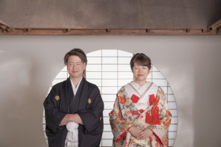 屋内庭園スタジオ撮影