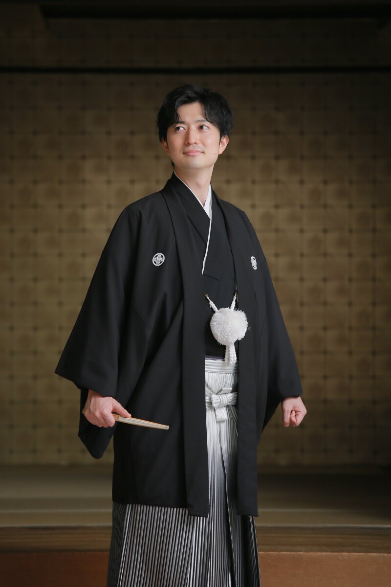 暑い夏は和装で屋内庭園撮影で!!