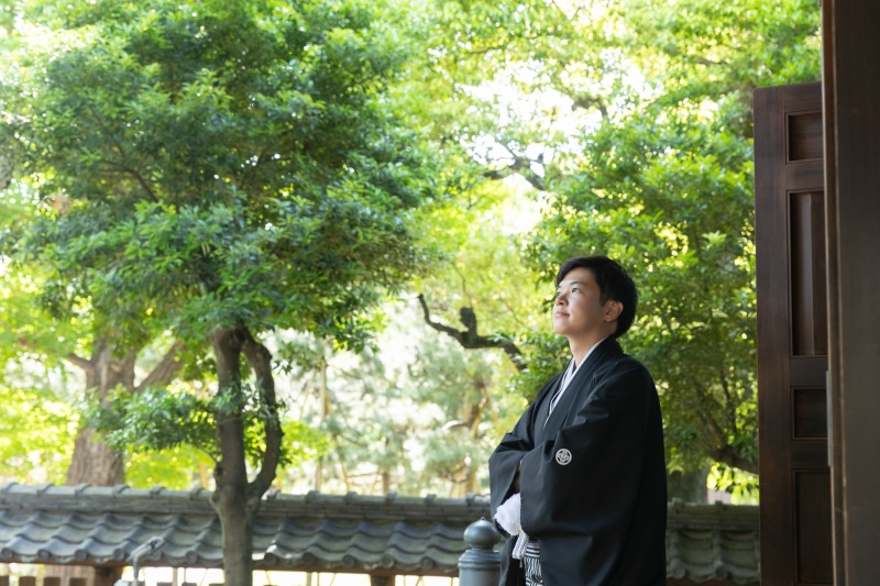 牛嶋神社で神前式フォト