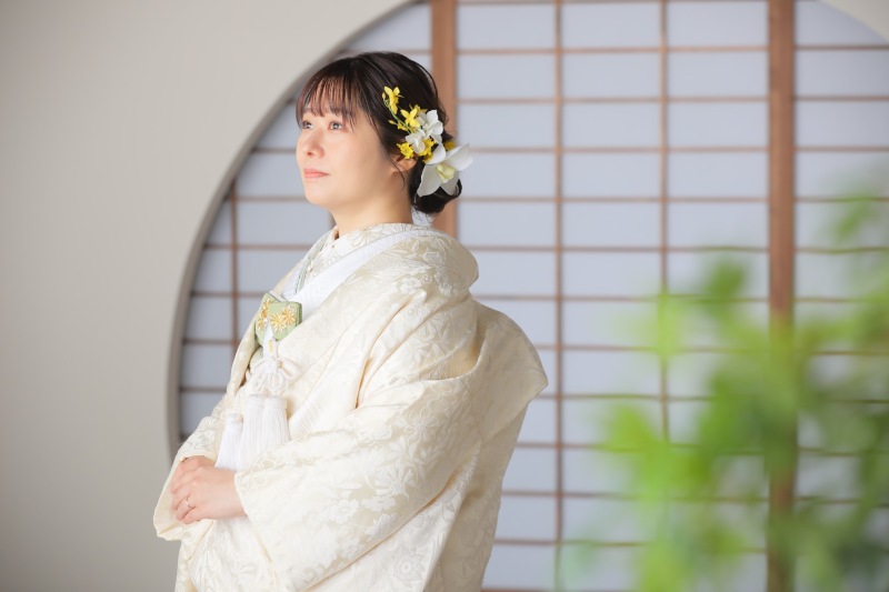 天候に左右されない屋内庭園スタジオ！