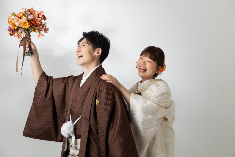 やわらかな時間と、くすっと笑える瞬間 ― 和装フォトウエディング