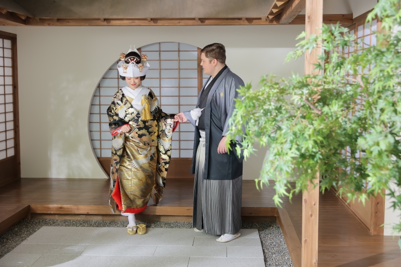 角隠しで優美に和装撮影