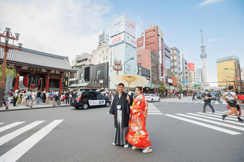 浅草満喫！和洋ロケーション前撮り