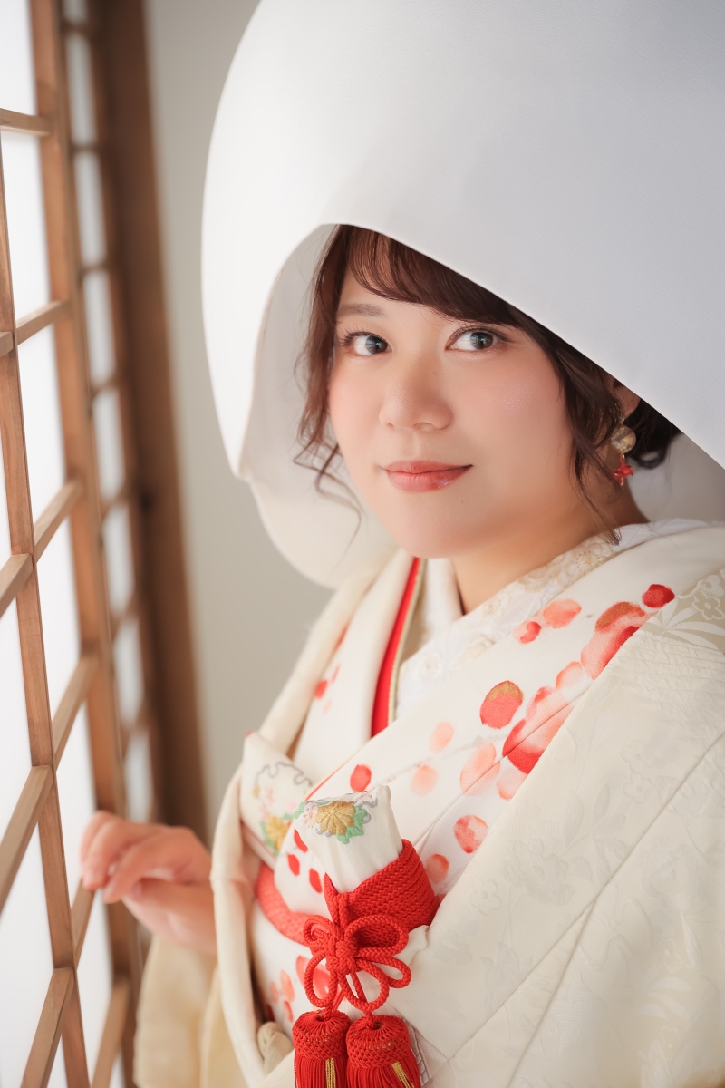 白無垢で撮影!