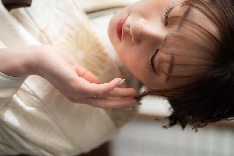 ロケとスタジオで和装撮影