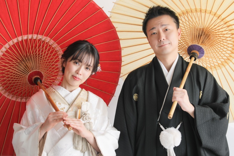 和装をお二人だけの空間で