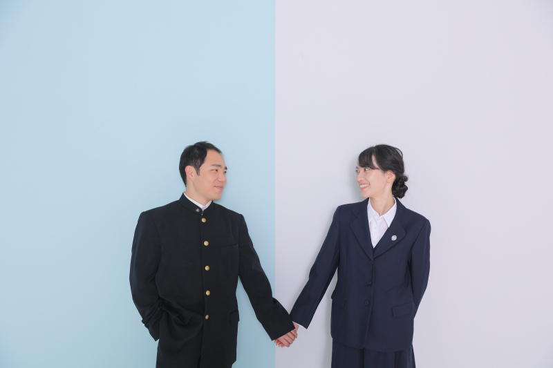 制服撮影！