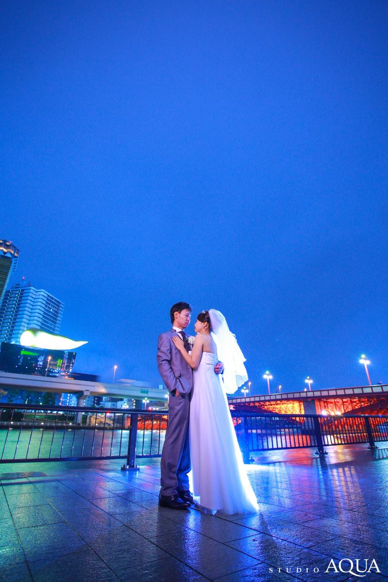 浅草夜景ロケーション撮影