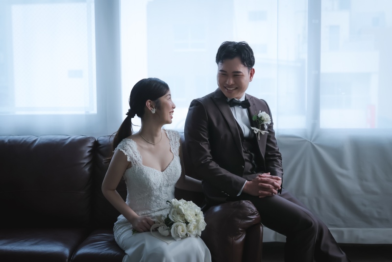 和装洋装スタジオ撮影