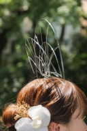 綿帽子で新緑ロケーション