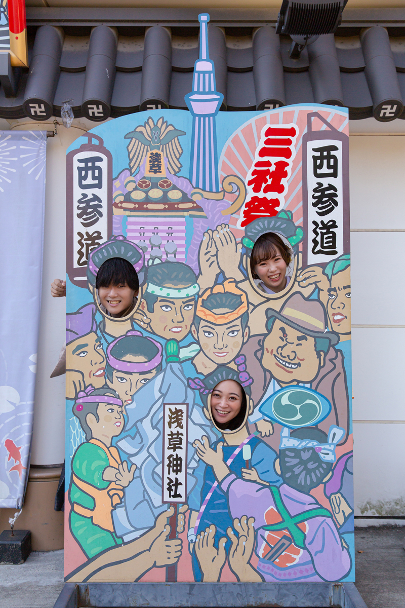 思い出の浅草巡りロケ