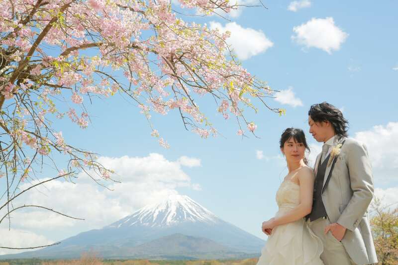 春の富士山で華やかな撮影しませんか?