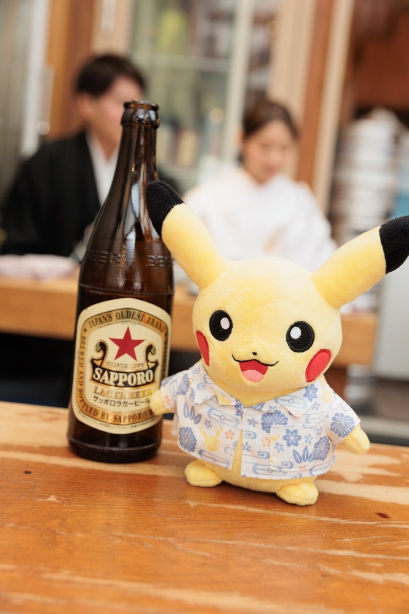 浅草のホッピー通りで