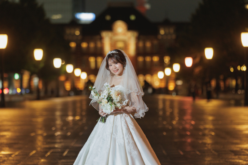 丸の内と東京駅の夜景フォト
