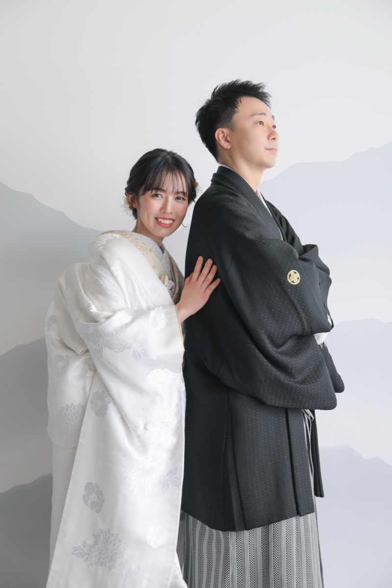 和装をお二人だけの空間で