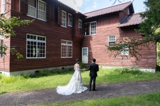 洋装で軽井沢タリアセン撮影♪