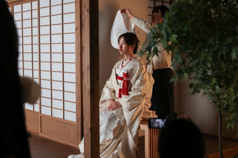 白無垢綿帽子のご紹介♡