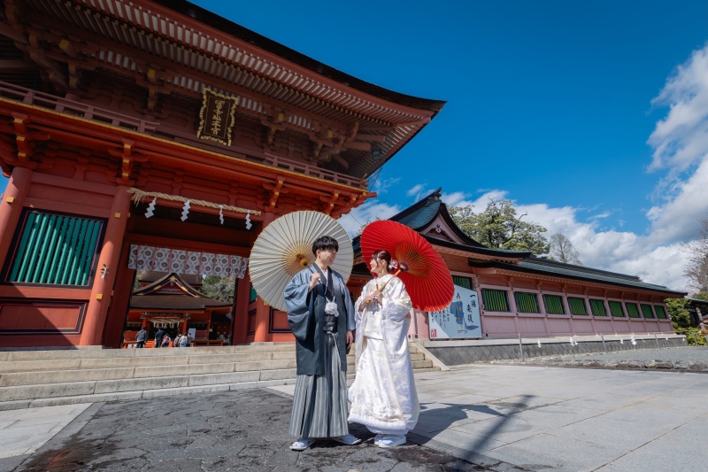富士浅間大社桜