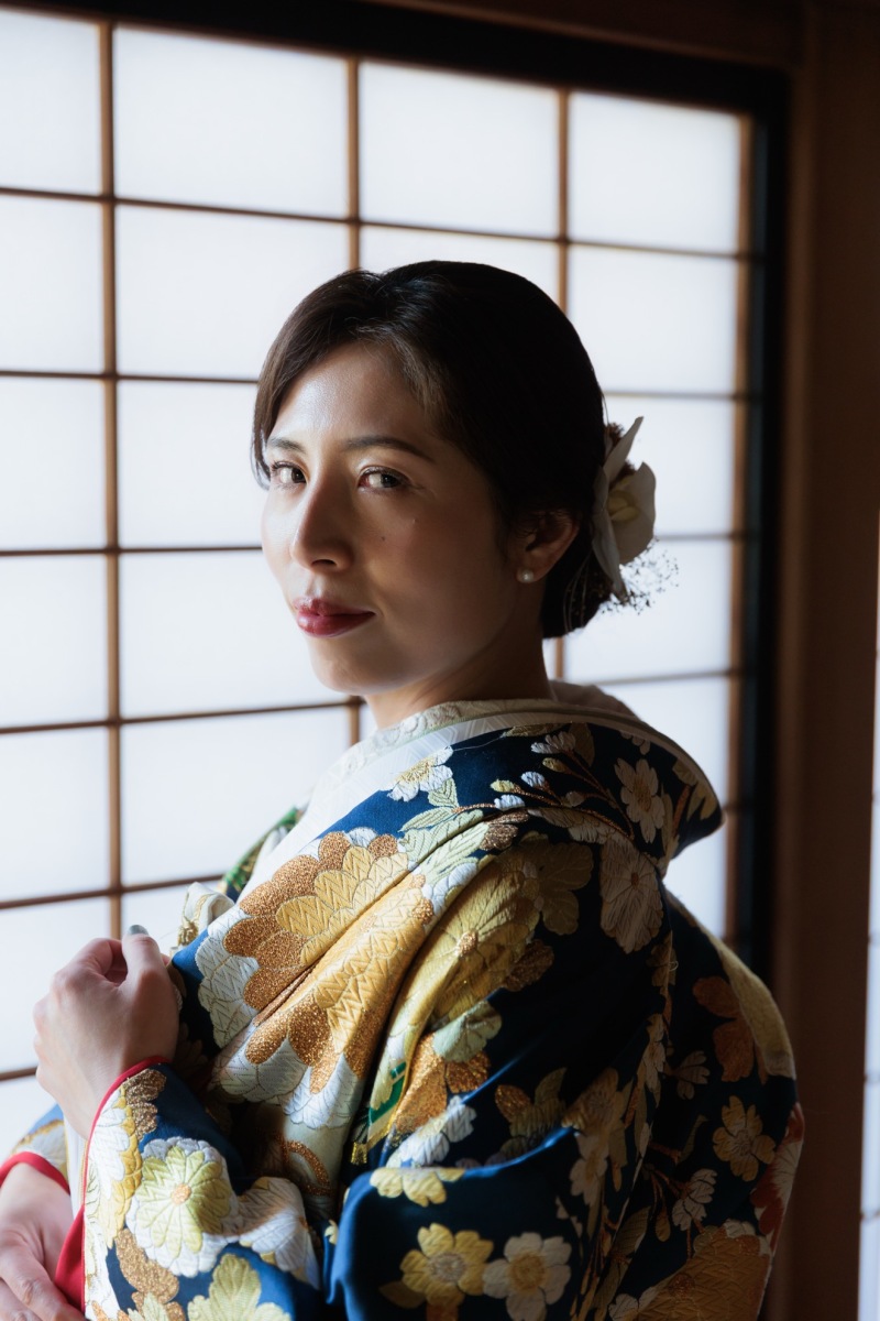 和装でも撮影できる旧古河邸