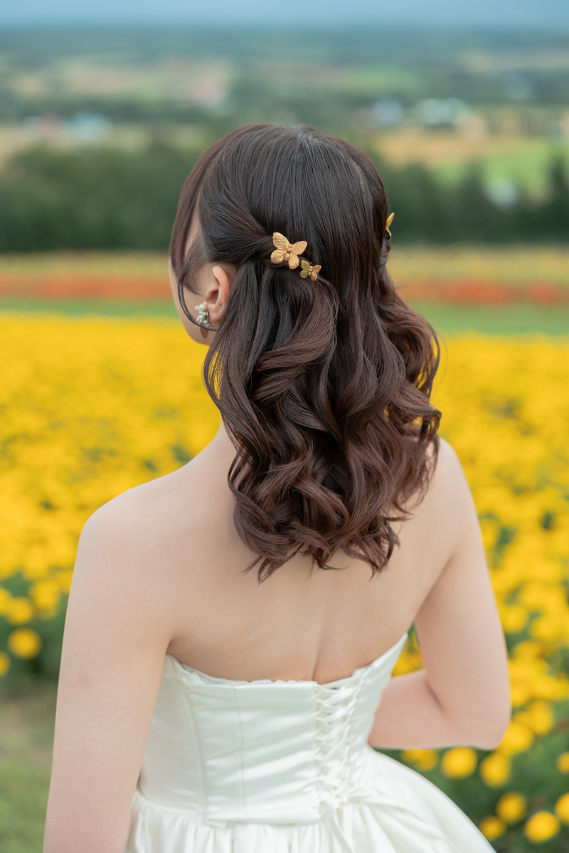 【リゾートロケーション撮影ヘアスタイル】