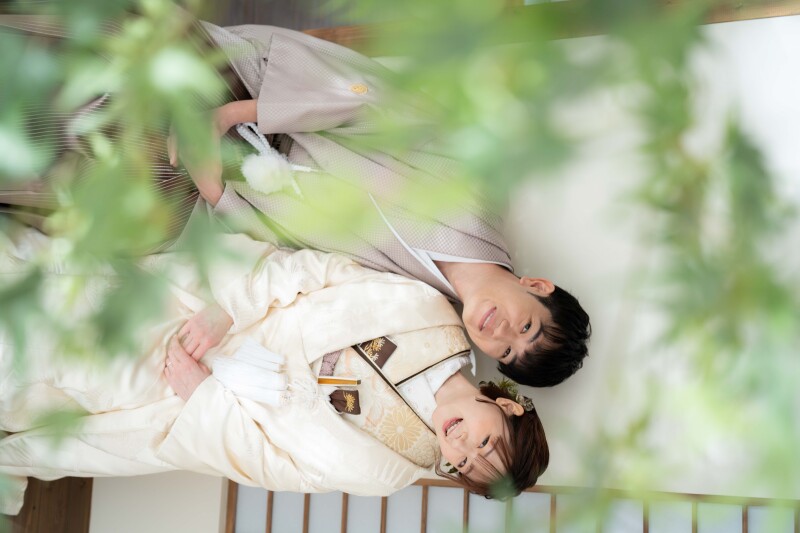 ロケとスタジオで和装撮影