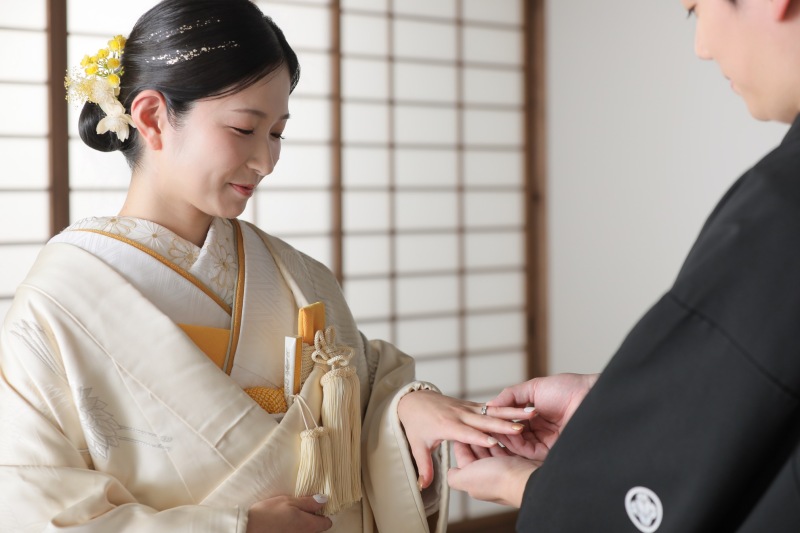 和装にぴったりな屋内庭園スタジオ!