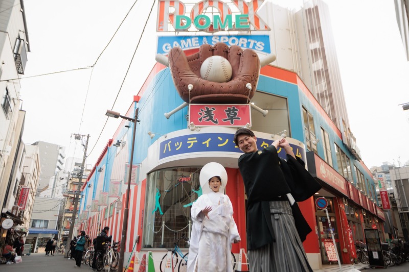 浅草のホッピー通りで