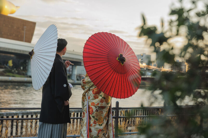 わんこといっしょ♪【和装 屋内庭園スタジオ＋プチロケ】