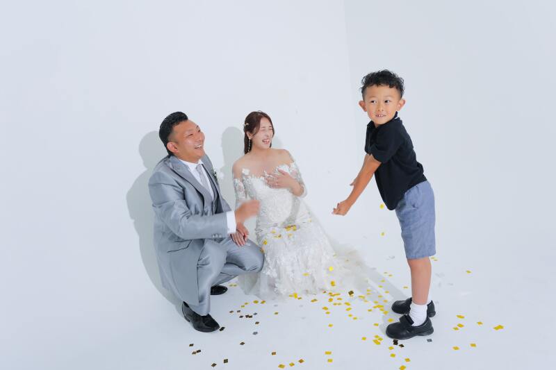 洋装ハウススタジオ&雷門撮影