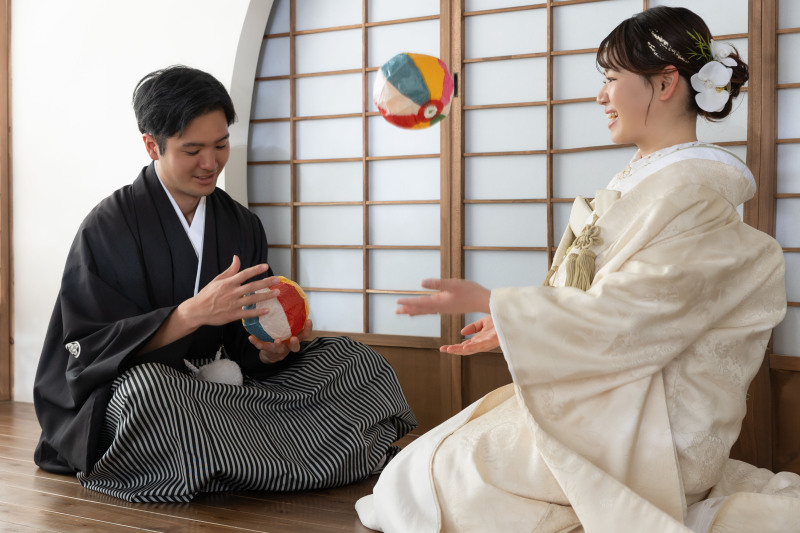 和装の優しい時間と共に