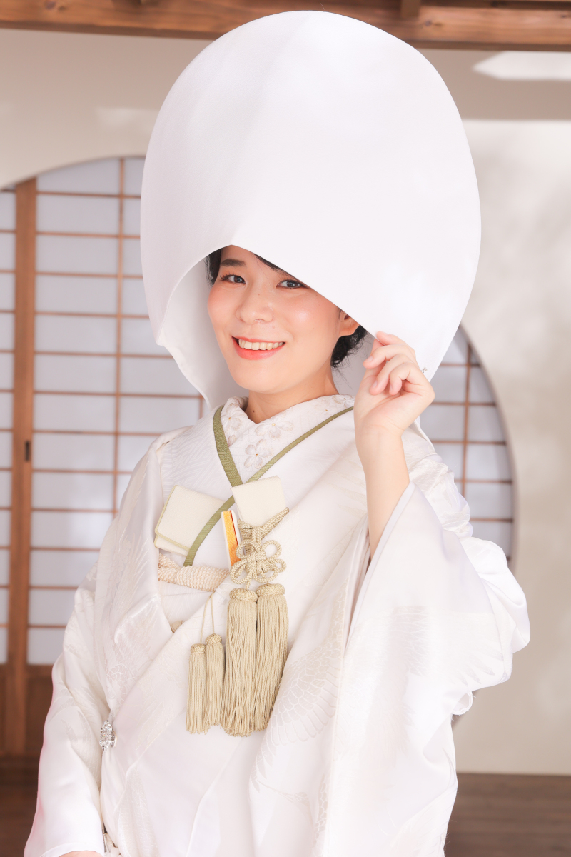 和装を200パーセント満喫!白無垢&色打掛+綿帽子