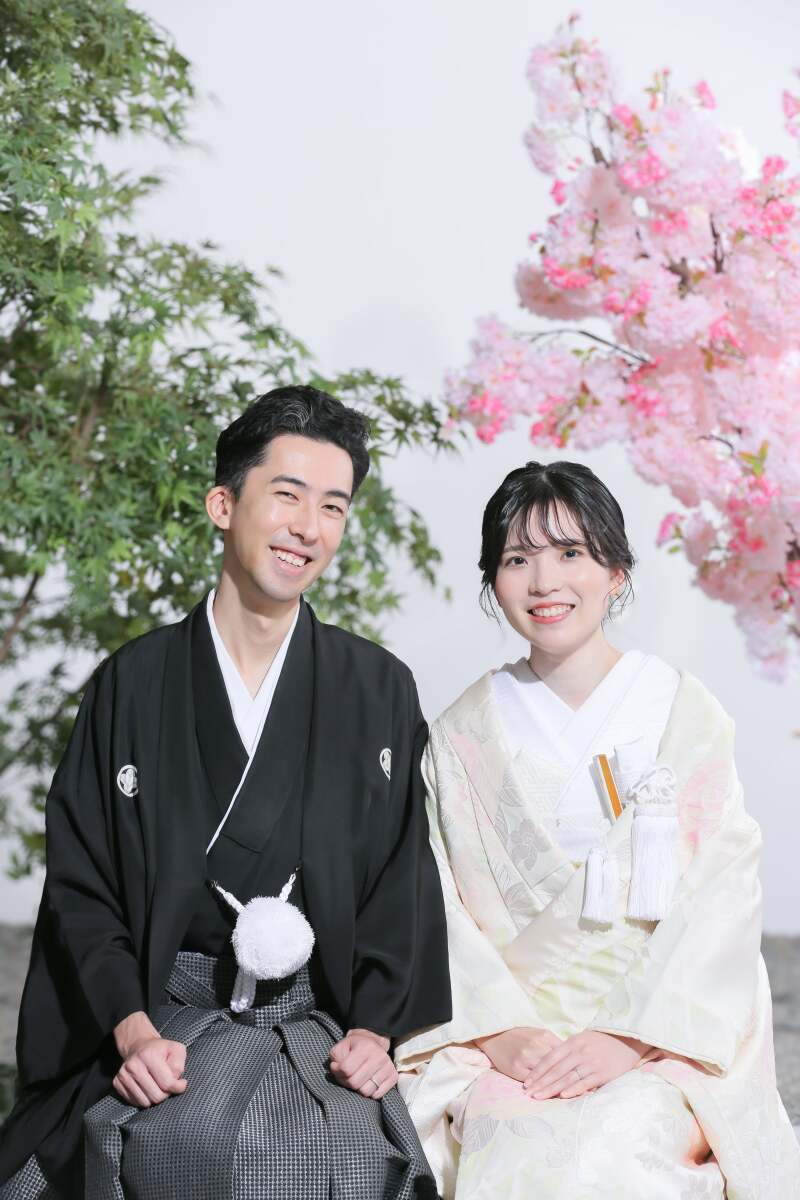 屋内庭園スタジオでお花との撮影!